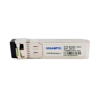 OEM 16G SFP + Modul Saluran Serat BiDi TX1330 RX1270nm 10km LC Modul Transceiver Optik