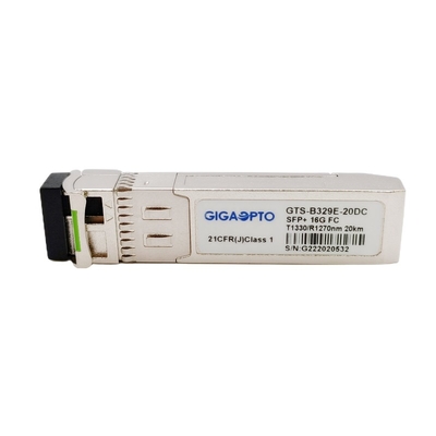 Modul Transceiver Saluran Serat 16G FC 20km SFP+ TX1330 RX1270nm