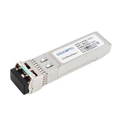 Modul Saluran Serat 16G SFP + CWDM 1270nm 1610nm 10km Transceiver Optik SMF