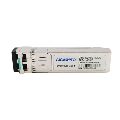 16G SFP+ CWDM 1270nm-1610nm 40km Fibre Channel Transceiver Module SMF