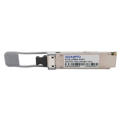 100GBASE-SWDM4 QSFP28 850nm-940nm Pemancar MMF 100m DOM LC