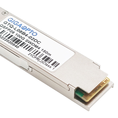 100GBASE-SWDM4 QSFP28 850nm-940nm Pemancar MMF 100m DOM LC