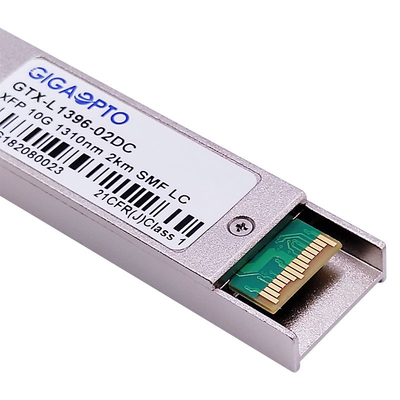 LC Duplex XFP 10GBASE-LR Lite Transceiver 1310nm SMF 2km DOM