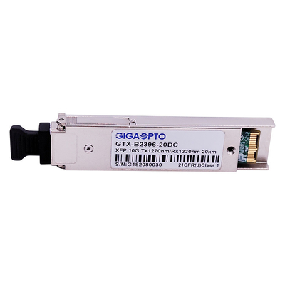 1270nm / 1330nm 10Gbps XFP BIDI 20km Modul Transceiver Optik Lainnya LC DOM