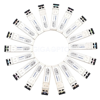 Modul Transceiver Serat Kompatibel Cisco 10GBase 1270-1610nm Untuk CWDM-SFP10G-Xx