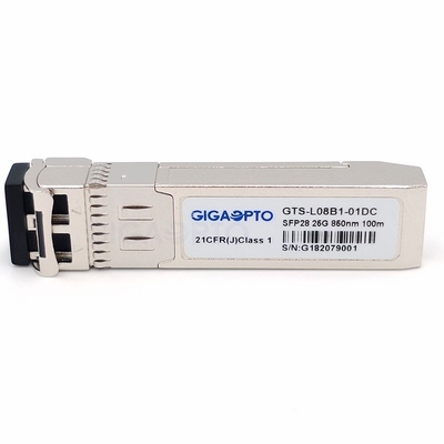 850nm SFP28 Modul Transceiver Optik 100m Untuk MMF Cisco SFP-25G-SR-S