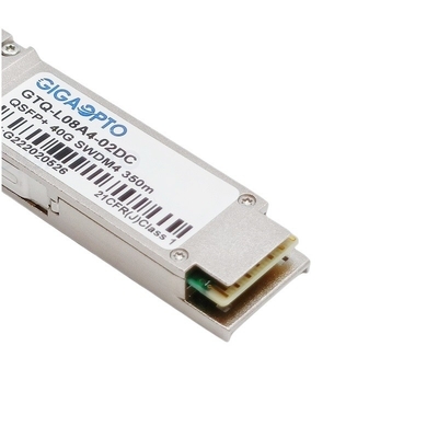 850nm-940nm QSFP + MMF Transceiver Kompatibel Cisco 350m LC Untuk QSFP-40G-SWDM4