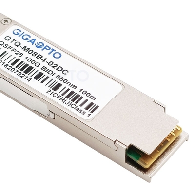 100m MMF Duplex LC Modul Transceiver Optik Untuk Cisco QSFP28-BIDI-100G