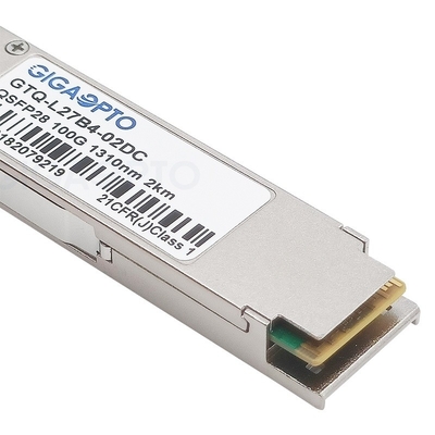 Modul Transceiver Optik QSFP28 2km SMF LC Untuk Cisco QSFP-100G-CWDM4-S