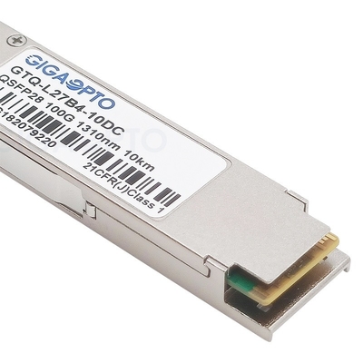 QSFP28 CWDM4 Transceiver Kompatibel Cisco SMF 10km Untuk QSFP-100G-4WDM-S