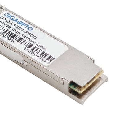 Modul Transceiver Optik Lambda QSFP28 Tunggal 500m LC Untuk Cisco QSFP-100G-DR-S