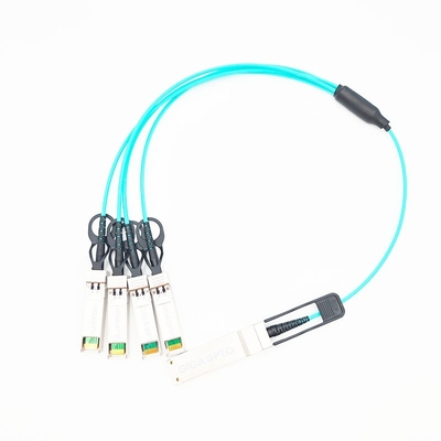 Breakout Cisco QSFP-4X10G-AOC Kompatibel QSFP+ ke 4x10G SFP+