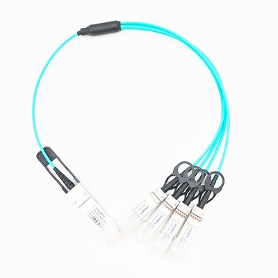 Breakout Cisco QSFP-4X10G-AOC Kompatibel QSFP+ ke 4x10G SFP+