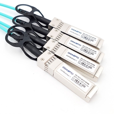 Breakout Cisco QSFP-4X10G-AOC Kompatibel QSFP+ ke 4x10G SFP+