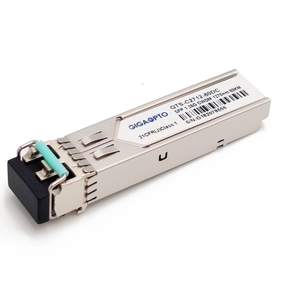 Transceiver Serat 1000BASE-CWDM 80km SMF Untuk Cisco CWDM-SFP-xxxx