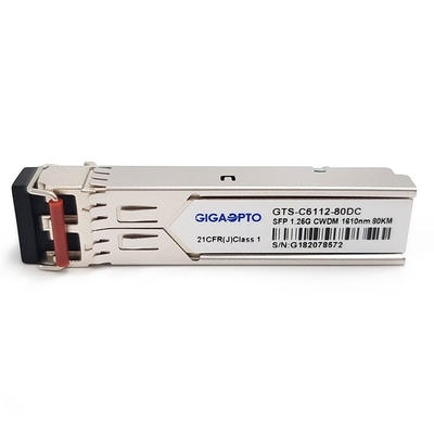 Transceiver Serat 1000BASE-CWDM 80km SMF Untuk Cisco CWDM-SFP-xxxx