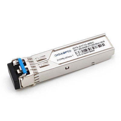 100GHz C17-C61 1000BASE-DWDM SFP 40km SMF Untuk Cisco DWDM-SFP-xxxx-40