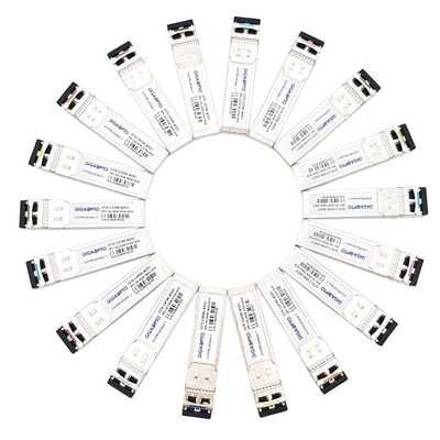 1270-1610nm CWDM 10Gbps SFP + Transceiver Serat 15dB SMF Untuk HPE CWDM-SFP10G-xxxx