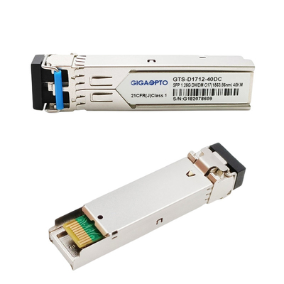 100GHz C17-C61 1000BASE-DWDM SFP 40km SMF Untuk Cisco DWDM-SFP-xxxx-40