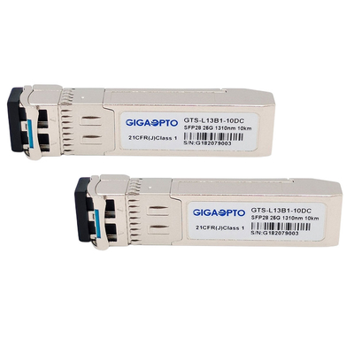 1310nm SFP28 HP Fiber Transceiver, Modul SMF 10km Untuk SFP28-25GLR-31
