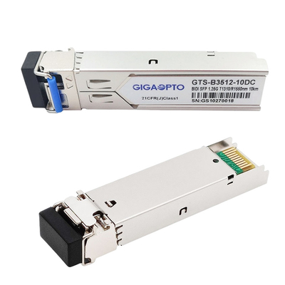 T1310nm / R1550nm Cisco GLC-BX-10U Kompatibel SFP BIDI Transceiver 10km