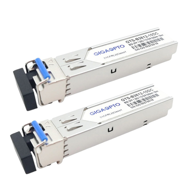 T1310nm / R1550nm Cisco GLC-BX-10U Kompatibel SFP BIDI Transceiver 10km