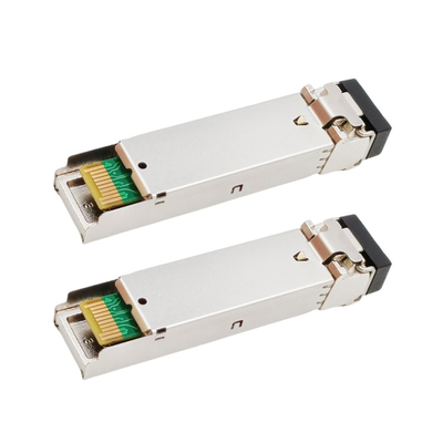1.25G TX1310nm RX1550nm BIDI SFP Transceiver 40km SMF LC DOM Untuk Cisco GLC-BX40-U