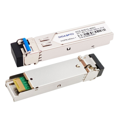 1.25G TX1310nm RX1550nm BIDI SFP Transceiver 40km SMF LC DOM Untuk Cisco GLC-BX40-U