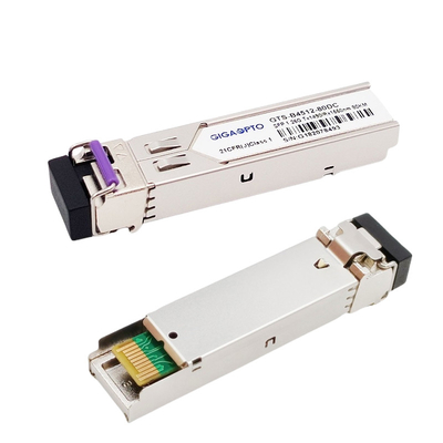 1000BASE-BX Cisco Gigabit Transceiver 80km LC SMF DOM Untuk GLC-BX80-UA
