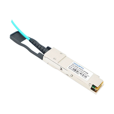 100G QSFP28 ke 4x25G SFP28 Kabel Optik Aktif AOC Untuk Cisco QSFP-4SFP25G-AOC