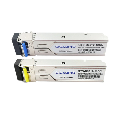 1000BASE WDM BIDI T1310nm R1550nm Modul Transceiver 10km Untuk HP SFP-1G-BXD-10