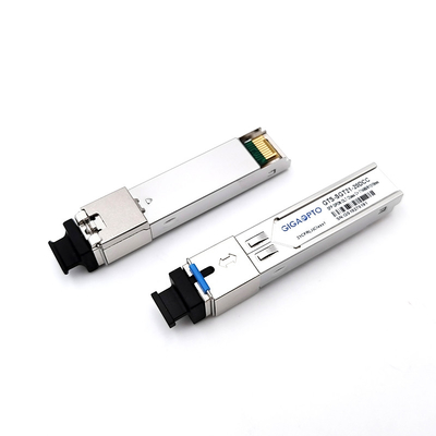 Transceiver Modul SFP Mode Tunggal 1490nm/1310nm Panjang gelombang