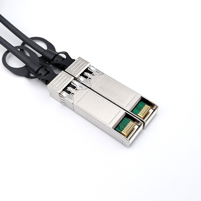 10Gbps 30AWG Direct Attach Kabel Hitam Warna untuk High Speed Data Transfer