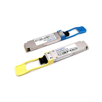 100G QSFP28 Transceiver dengan LC Duplex Connector Data Rate hingga 100G