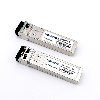 Transceiver optik SFP+ Mode Tunggal dengan jenis konektor DDM