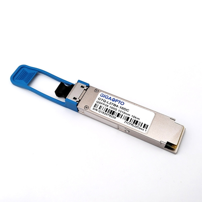 DDM Dukungan 100G QSFP28 Transceiver 10km Jarak
