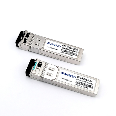 10G DDM/DOM Cisco Transceiver Kompatibel 850nm/1310nm/1550nm Panjang gelombang