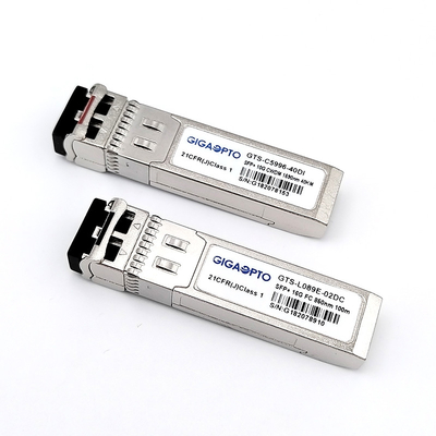 LC Connector Fiber Channel SFP dengan 100000 Jam MTBF dan 25g Berat